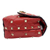 Valentino Belt Spk New Garavani Spike Red Leather Shoulder Bag