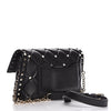 Valentino Chain Nappa Candystud Black Calfskin Leather Shoulder Bag
