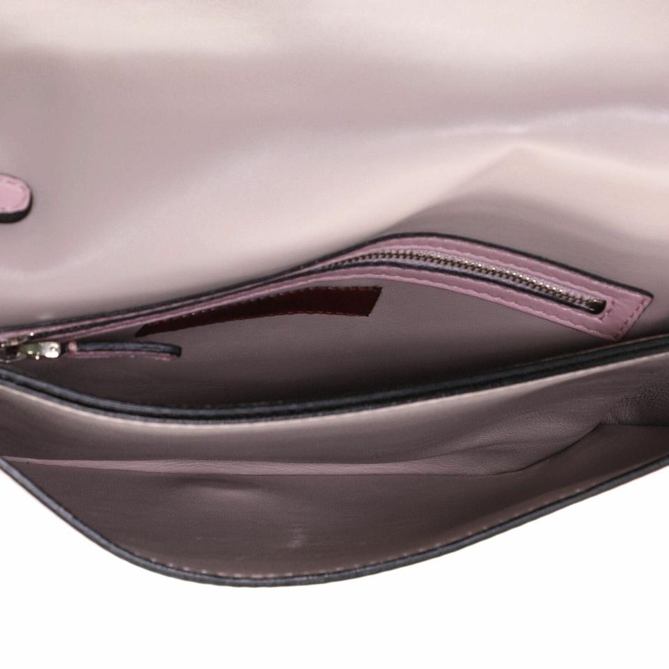Valentino Clutch Nappa Rockstud Light Pink Leather Wristlet