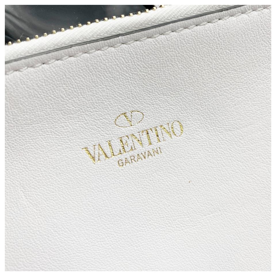Valentino Large Escape V-logo Black Pvc Tote - MyDesignerly