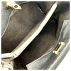 Valentino Medium Rockstud Double Handle Satchel Black Leather Tote